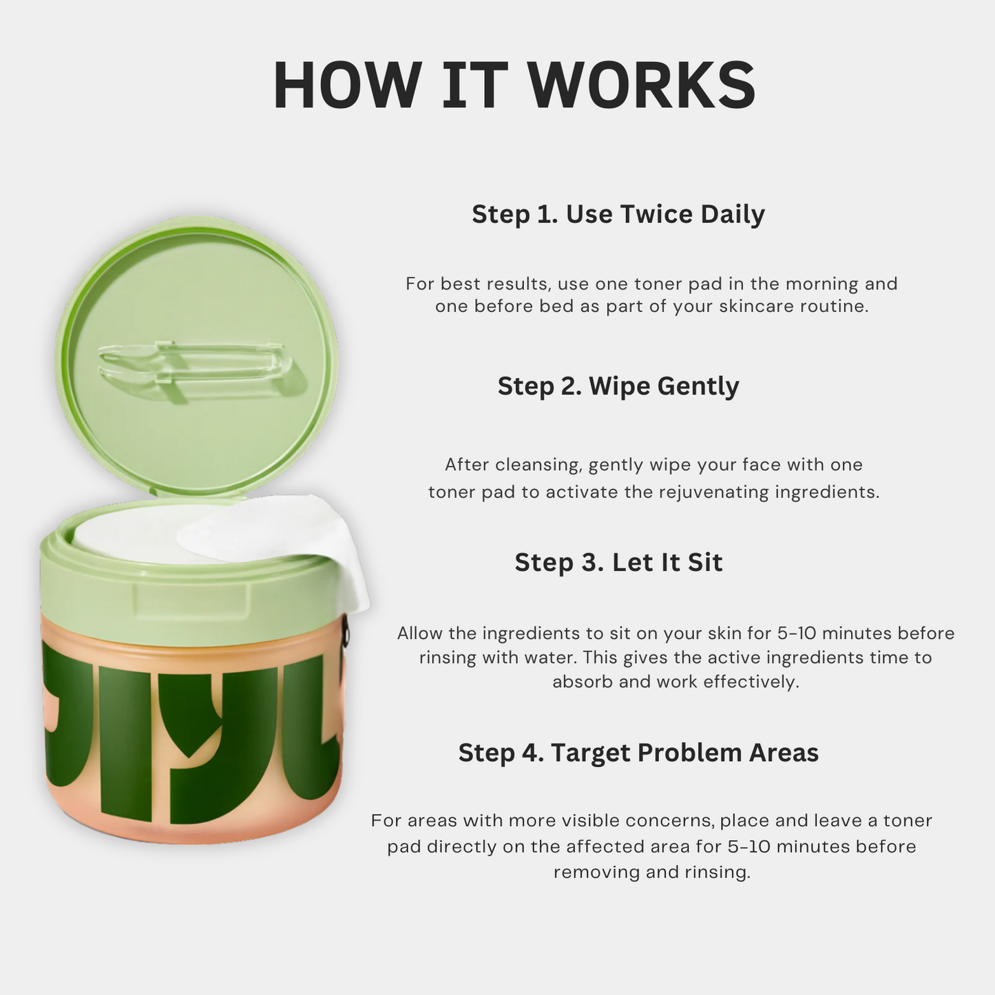 Anti-Aging Korean Toner Pads