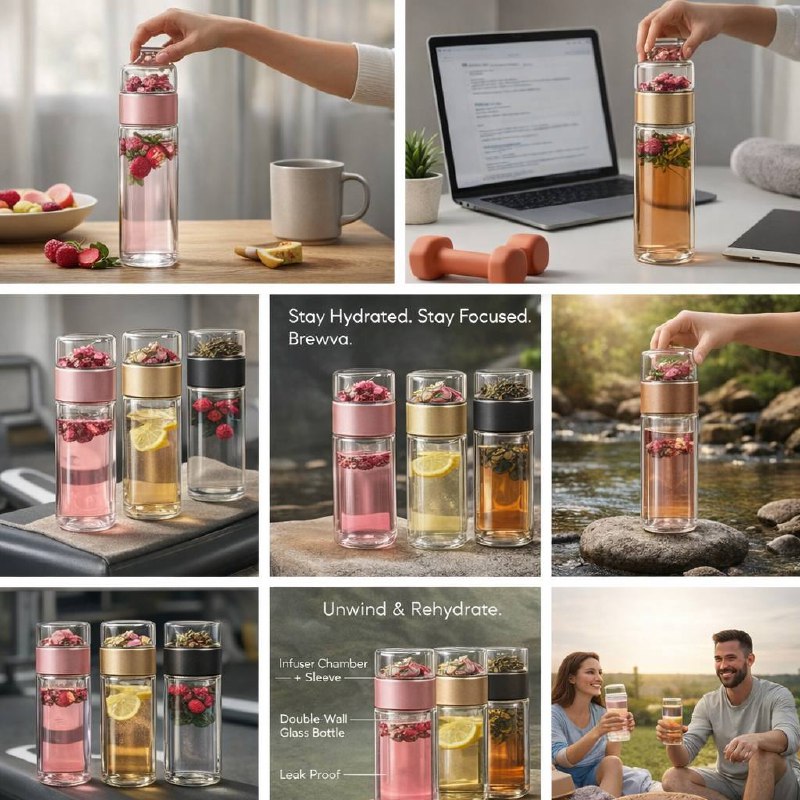 Brewva™ 3-in-1 Tea Infusion Bottle
