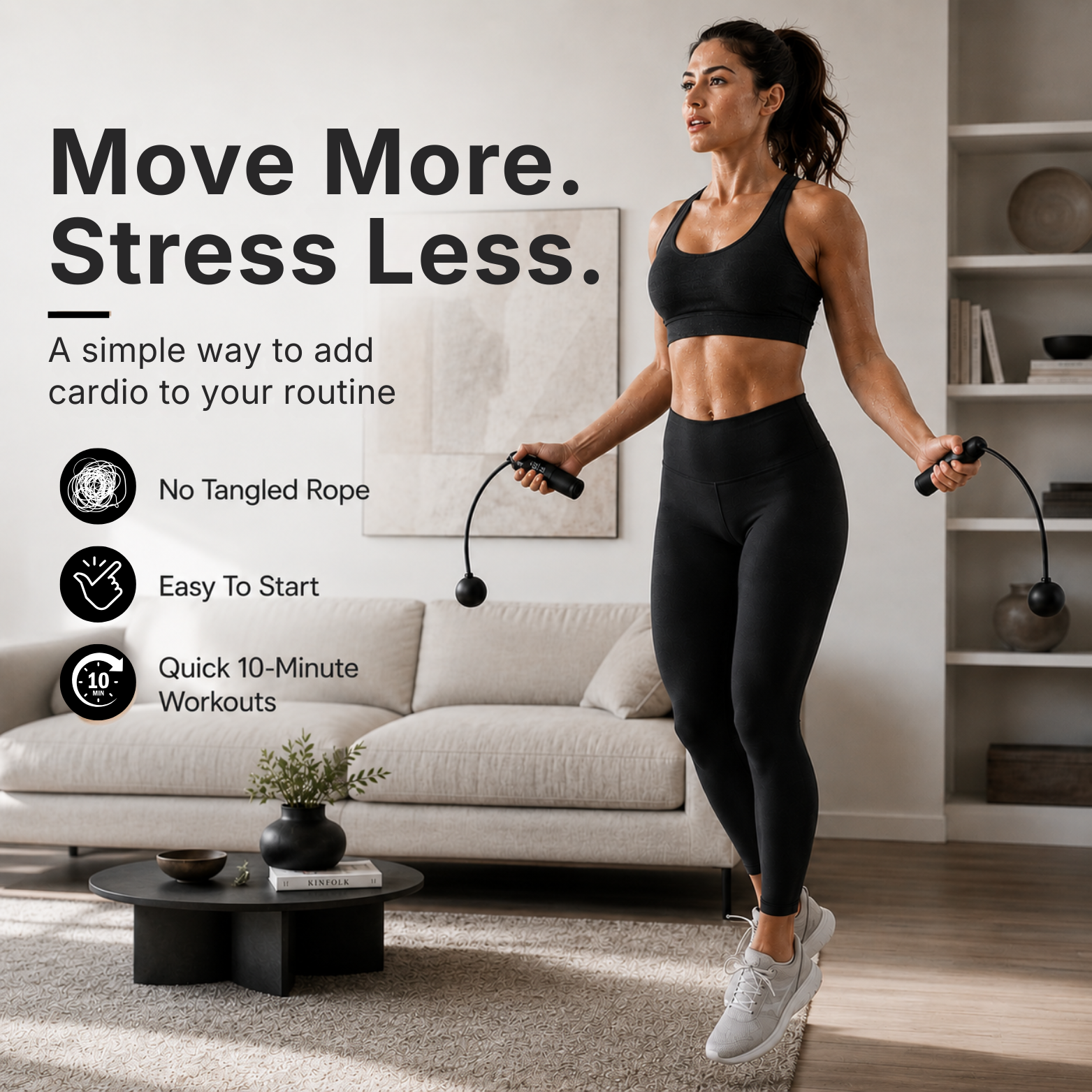 SkipEase™ | The 10-Minute Cardio Kit