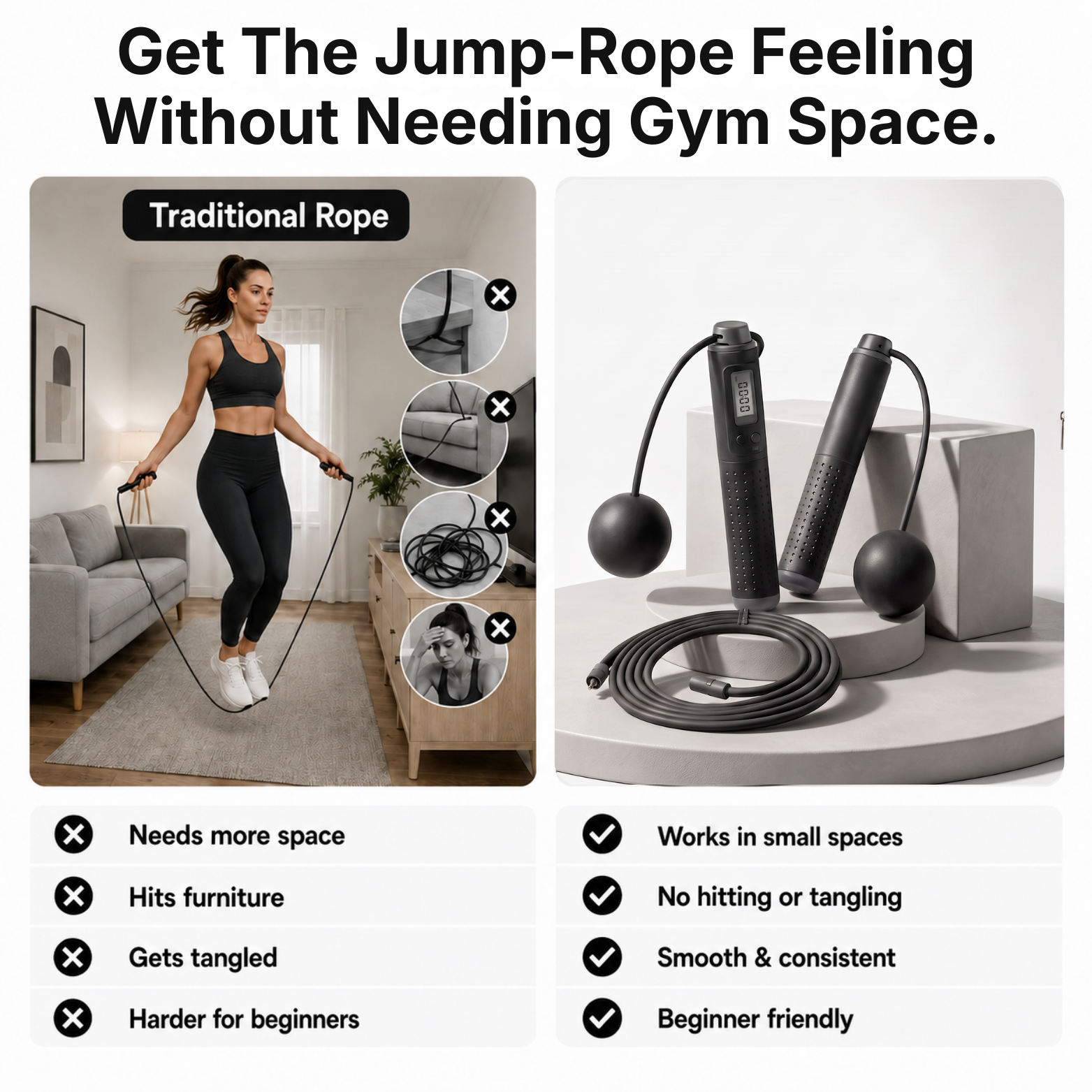 SkipEase™ | The 10-Minute Cardio Kit