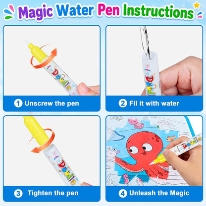 MagicDoodle™ Reusable Water Coloring Book