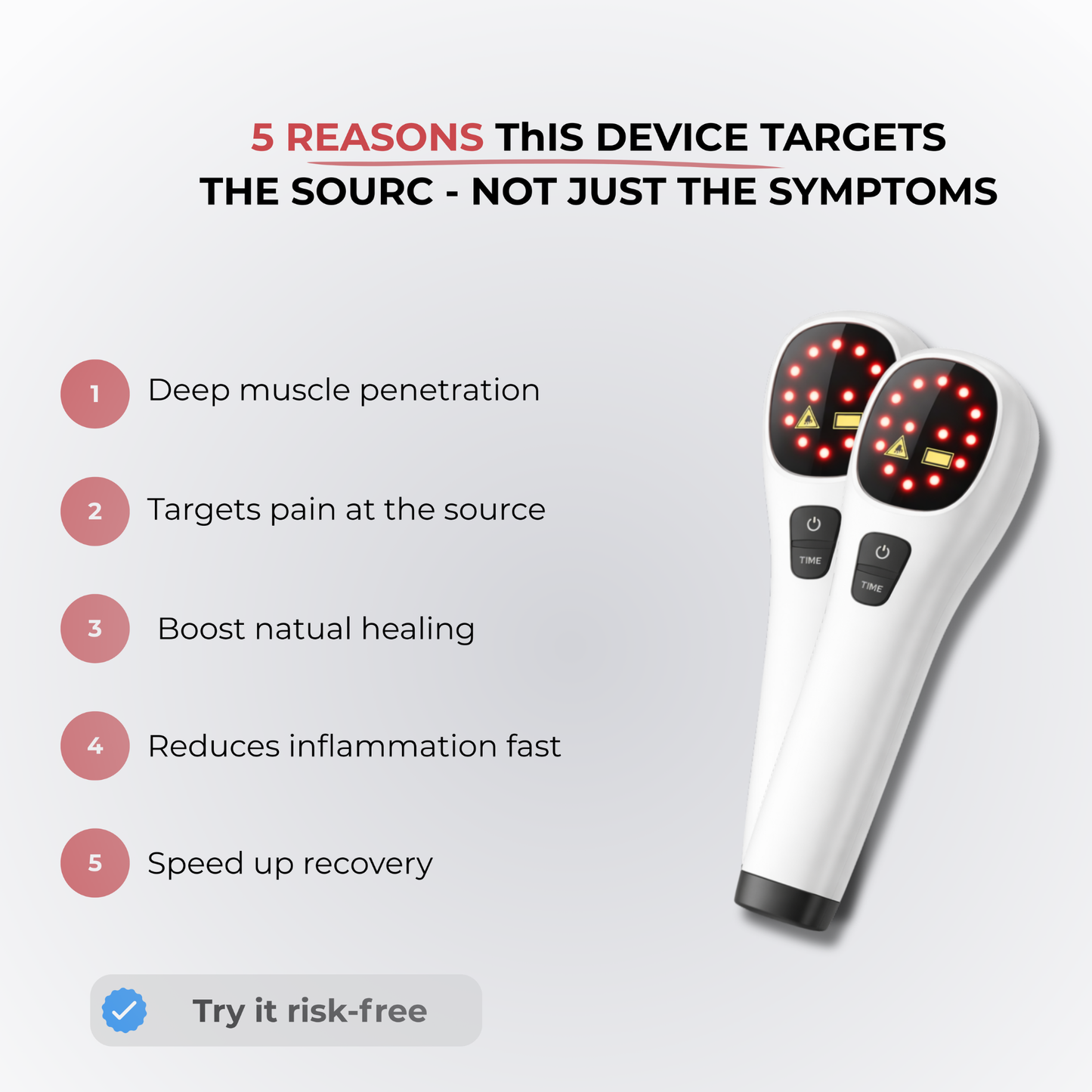 Reliva™ Advanced Laser Therapy Device for Pain & Inflammation Relief