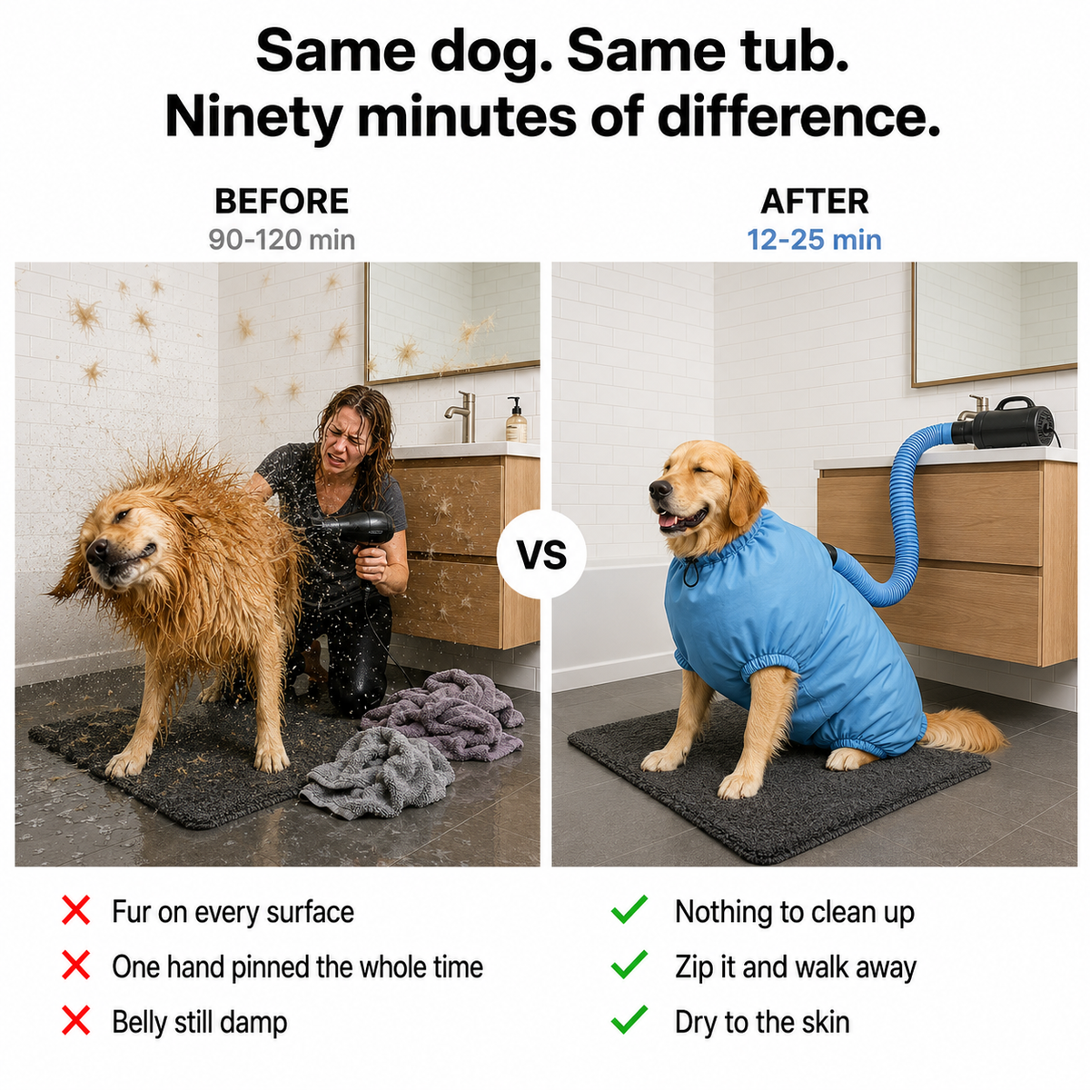 Pet Drying Suit