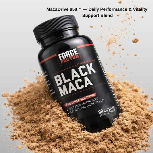 MacaDrive 950™ — Daily Performance & Vitality Support Blend