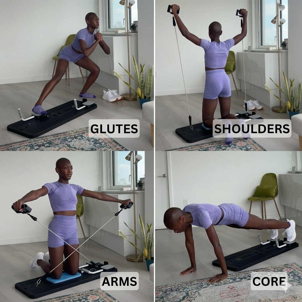 Sculpt & Slim Pilates Reformer System Kit