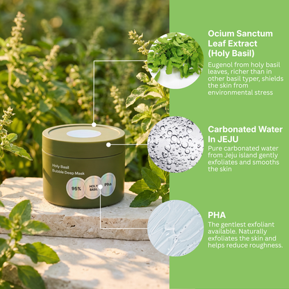 Holy Basil Bubble Mask™