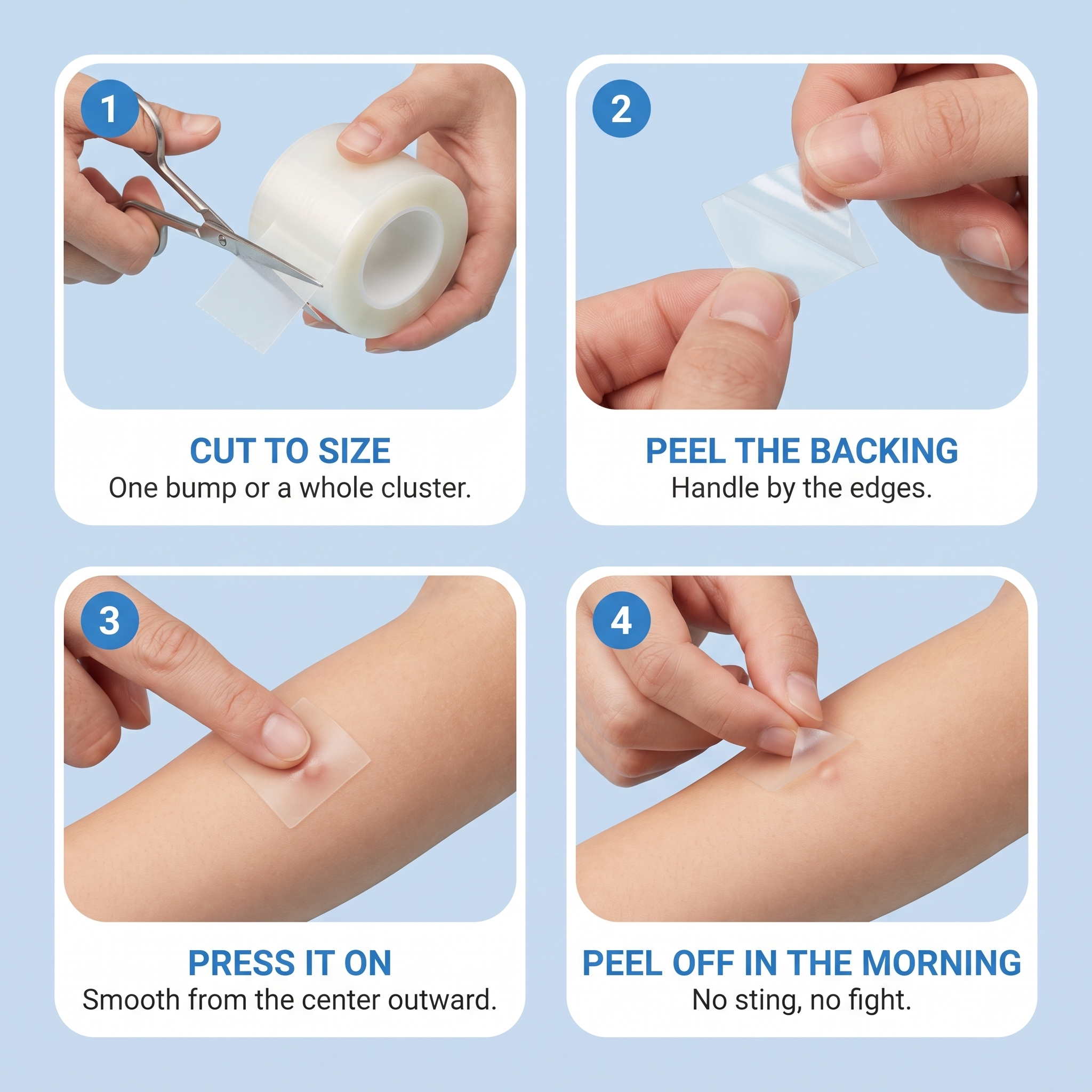 ALUXE™ Hydrocolloid Roll for Molluscum