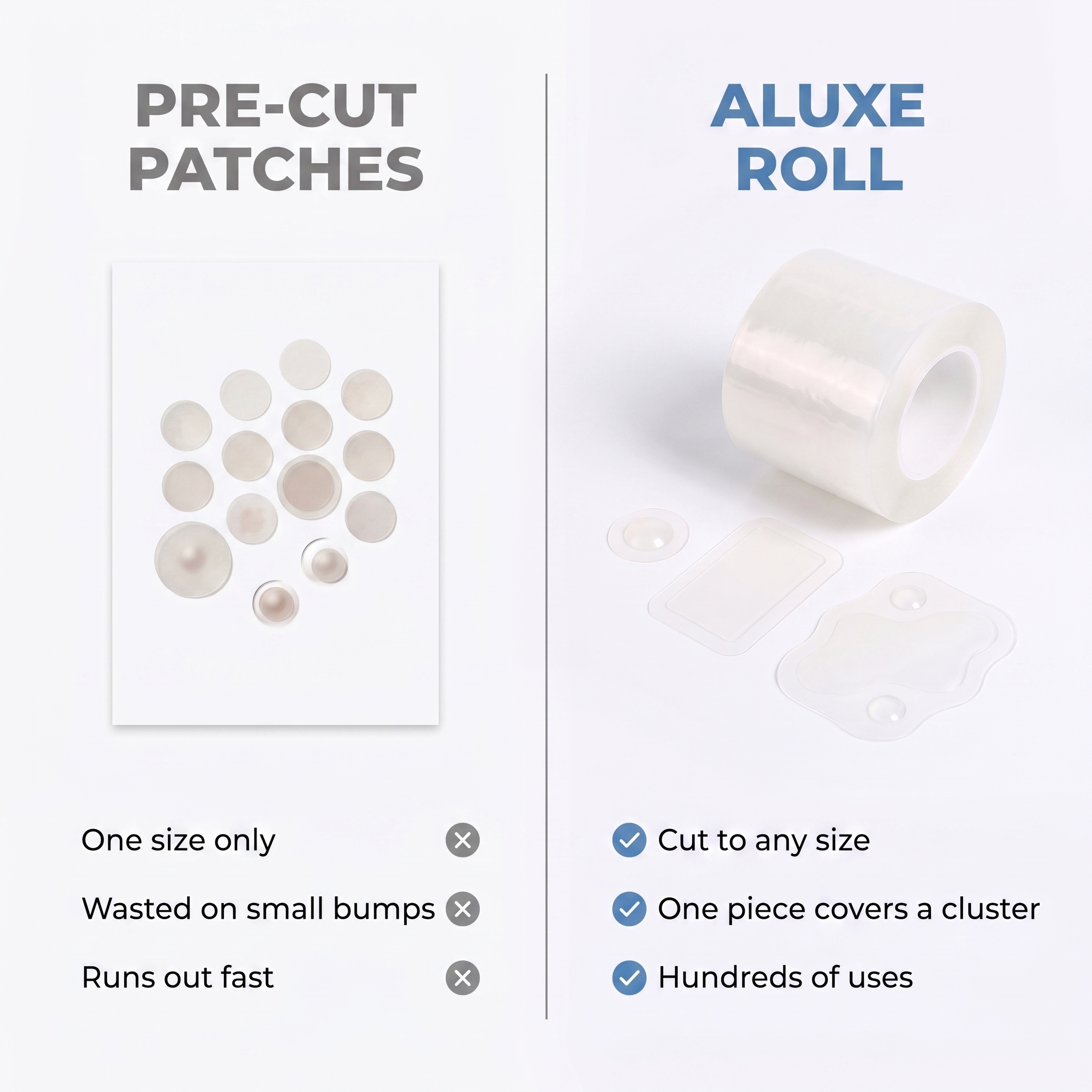 ALUXE™ Hydrocolloid Roll for Molluscum