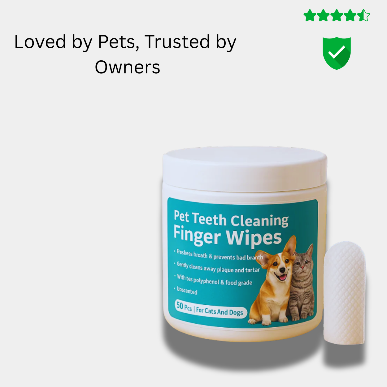 Fresh Breath Paw Wipes™