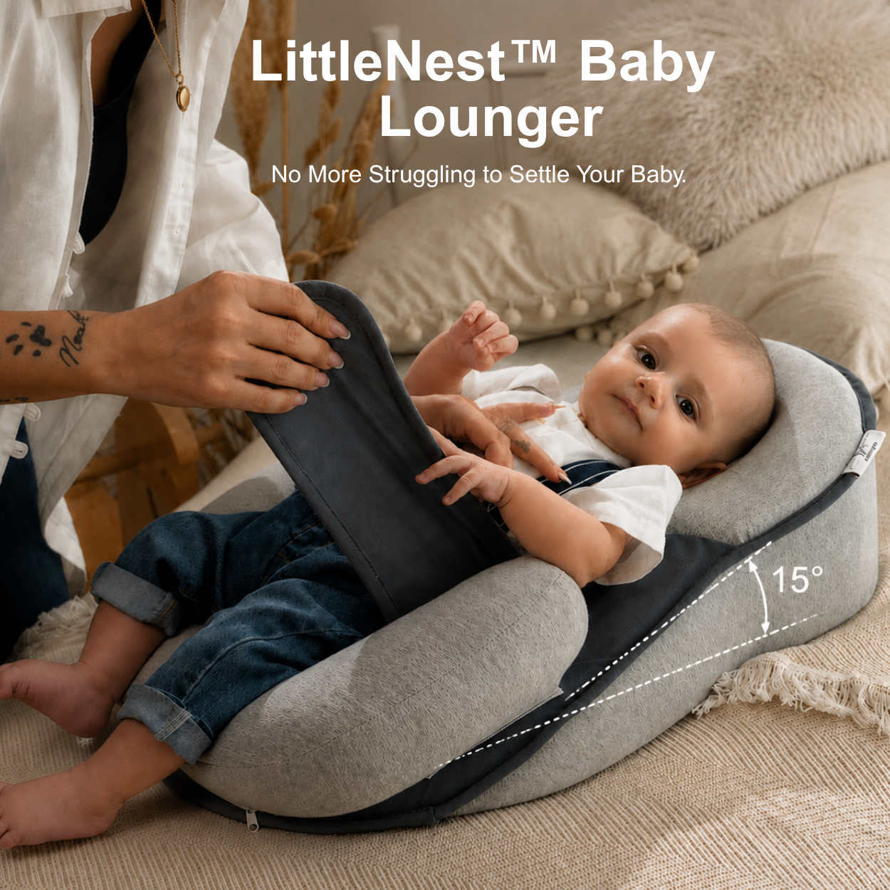 LittleNest™ Premium Baby Sleep Lounger